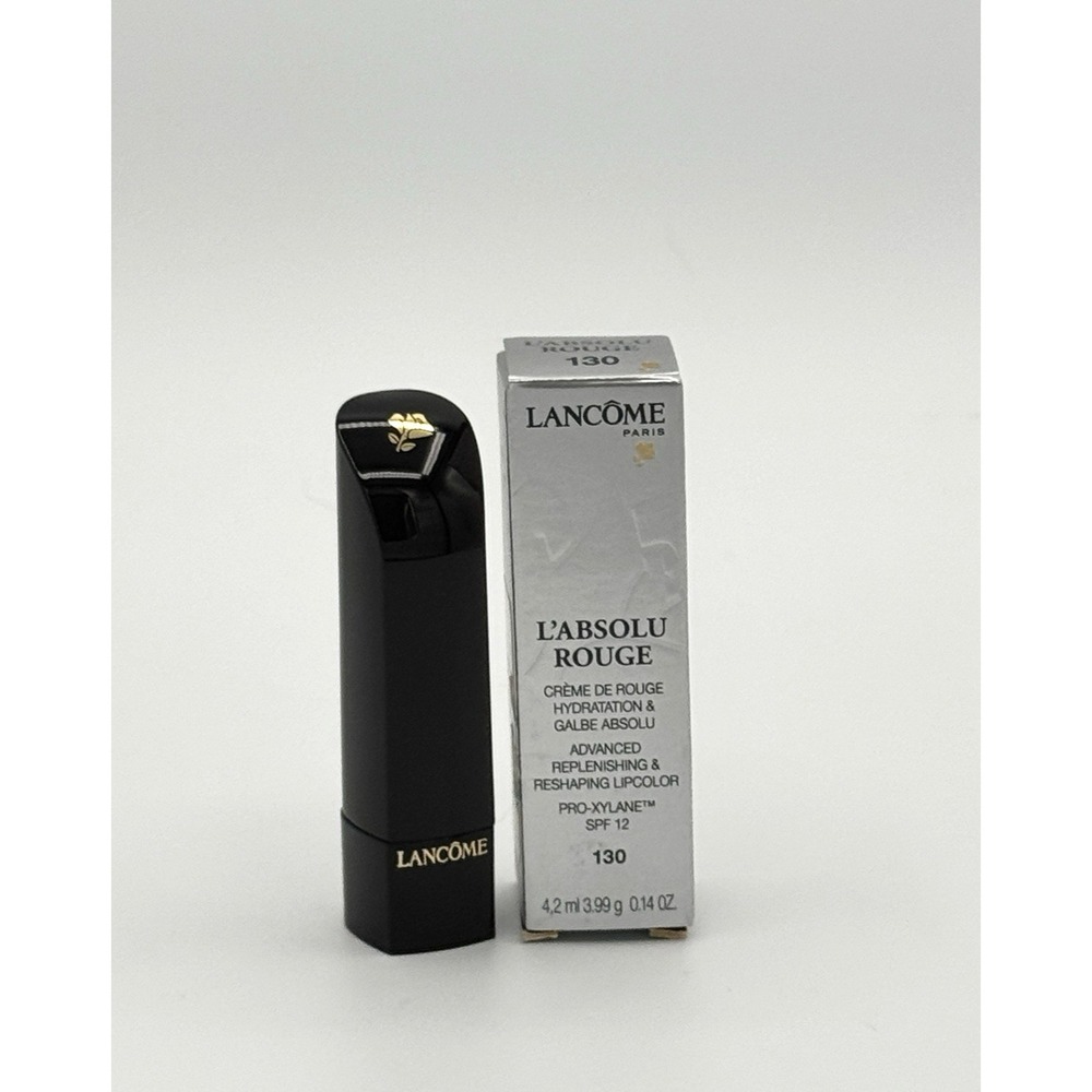 Lancome L'Absolu Rouge Replenishing‎ Reshaping Lipstick 130 Discontinued NIB